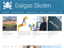 Tablet Screenshot of dalgasskolen-aarhus.dk